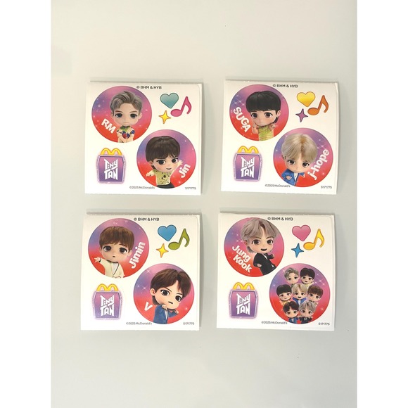 Other - McDonalds BTS x TinyTan Stickers